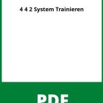 4 4 2 System Trainieren Pdf