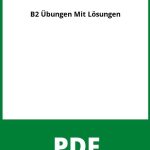 Deutsch B2 Übungen Mit Lösungen Pdf