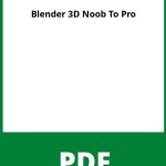Blender 3D Noob To Pro Pdf