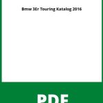 Bmw 3Er Touring Katalog Pdf 2016