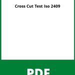 Cross Cut Test Iso 2409 Pdf