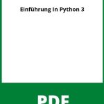 Einführung In Python 3 Pdf Download