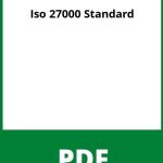 Iso 27000 Standard Pdf Free Download