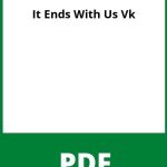 It Ends With Us Pdf Vk