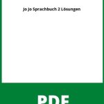 Jo Jo Sprachbuch 2 Lösungen Pdf