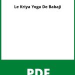 Le Kriya Yoga De Babaji Pdf
