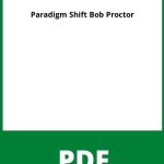 Paradigm Shift Bob Proctor Pdf Download