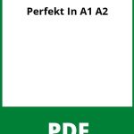 Perfekt In Deutsch A1 A2 Pdf