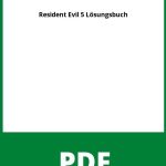 Resident Evil 5 Lösungsbuch Pdf Deutsch