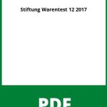 Stiftung Warentest 12 2017 Pdf Download