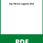 Top 100 Der Logistik 2018 Pdf