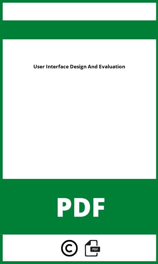 http://docplayer.org/59443877-Interaction-design-user-experience-evaluation.html;User Interface Design And Evaluation Pdf;User Interface Design And Evaluation;user-interface-design-and-evaluation;user-interface-design-and-evaluation-pdf;https://bildungsressourcende.com/wp-content/uploads/user-interface-design-and-evaluation-pdf.jpg;https://bildungsressourcende.com/user-interface-design-and-evaluation-offnen/